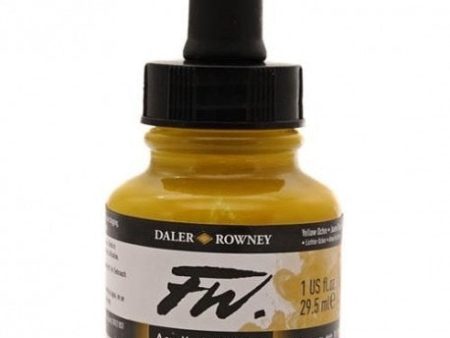 FW ACRYLIC INK 1OZ YELLOW OCHRE Supply