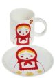 Red Fab Plate or Mug (Nesting Doll) Discount