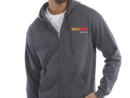 VCUarts Full-zip hooded sweatshirt CHARCOAL S Online