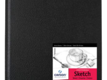 Canson Basic Sketchbook BLK 8.5x11 216PG Online now