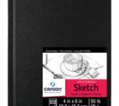 Canson Basic Sketchbook BLK 4x6 HC For Discount