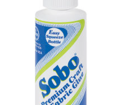 Delta Sobo Craft and Fabric Glue - 4 oz, Squeeze Bottle Supply