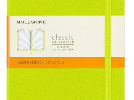 MOLESKINE RULED NOTEBOOK PKT LIMEGREEN Sale