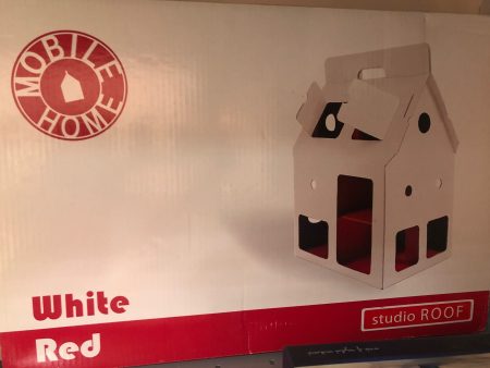 Mobile Home White Red Doll House by Studio Roof Online