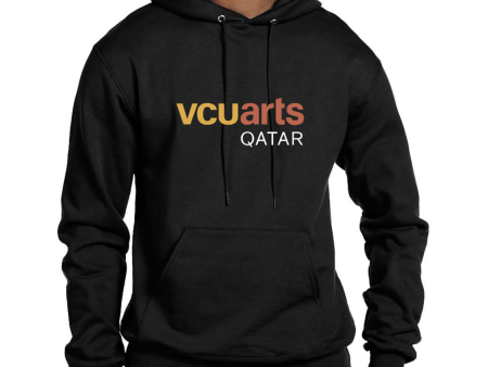 VCUarts Pullover Hooded Sweatshirt Black 2XL Cheap