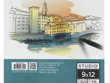 Blick Studio Tracing Paper Pad - 9  x 12 , 50 Sheets Hot on Sale