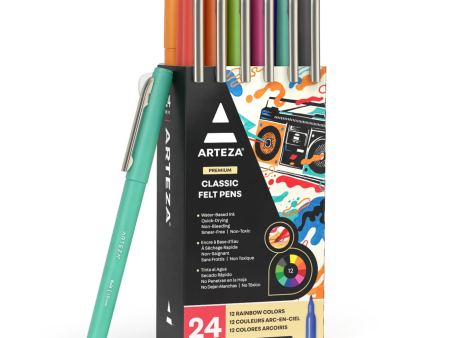 Arteza 24 classic felt pens Discount