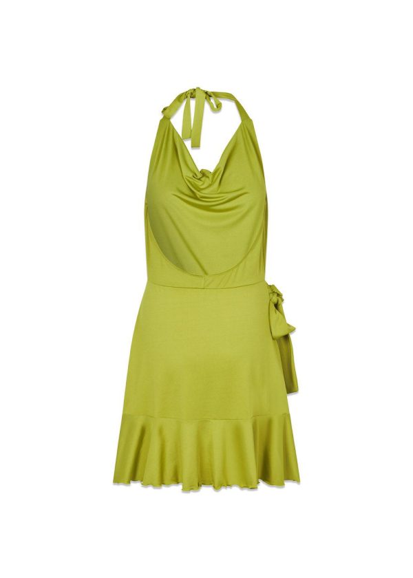 JosefineMD flowy dress - Golden Lime Online Sale