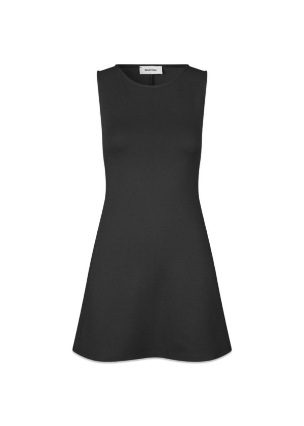 JosefineMD tank flare dress - Black Online