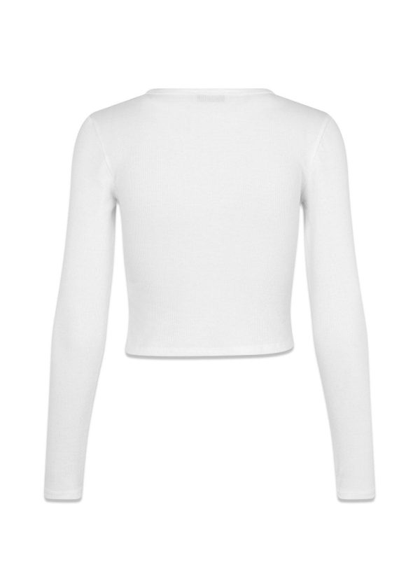 IgorMD LS crop top - Off White Online now