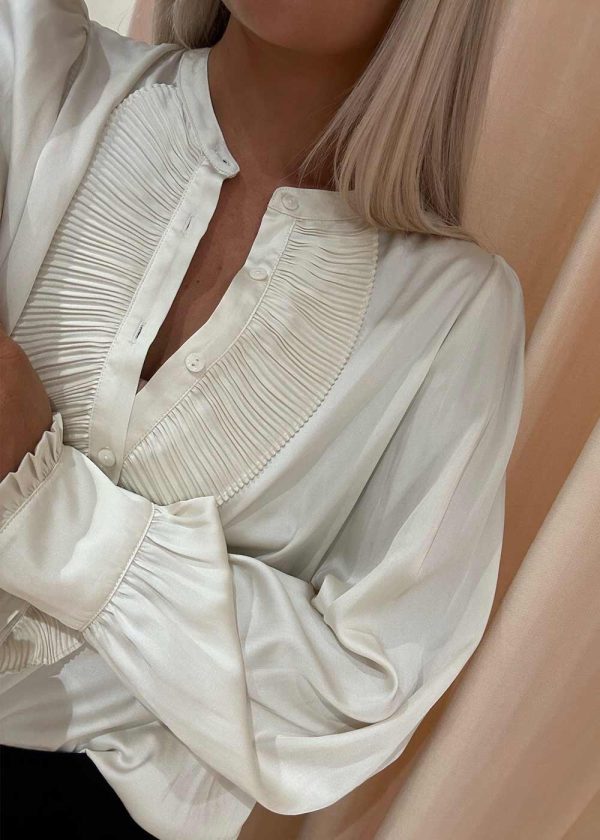 Zola Blouse - Off White Sale