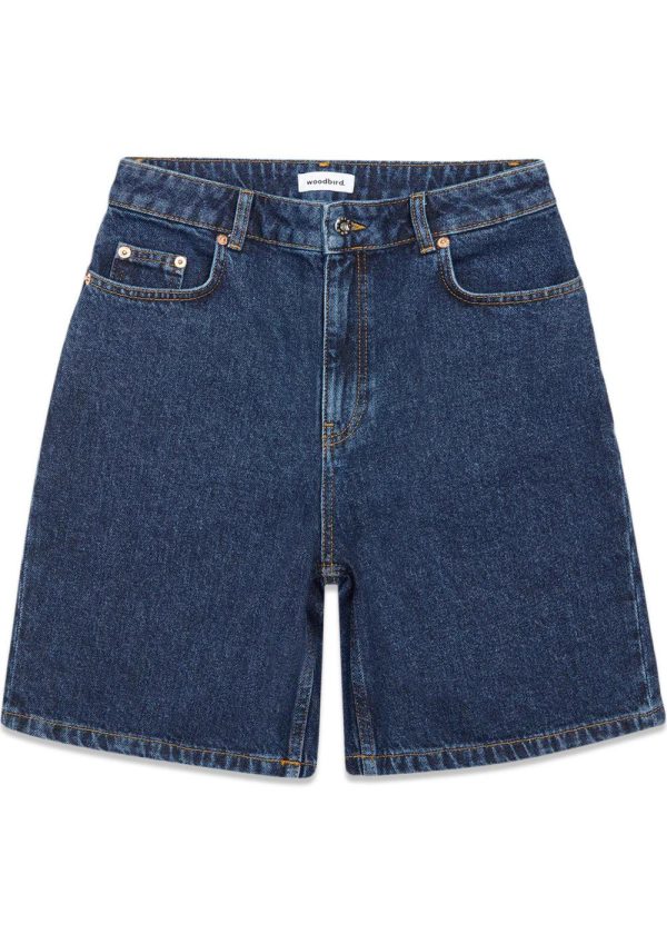 Maggie 90s Rinse Shorts - Blue For Sale