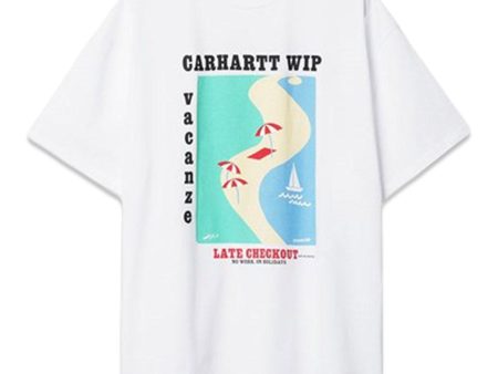 W  S S Vacanze T-Shirt - White on Sale