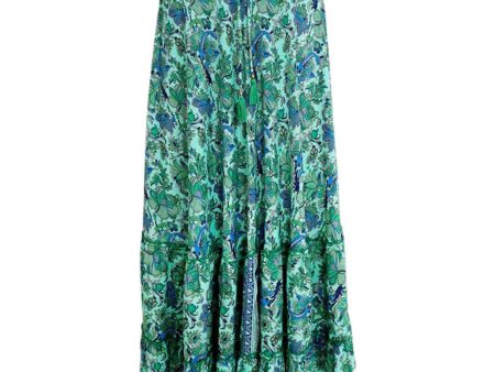 BCLUNA maxi frill skirt - Nelly Green For Discount