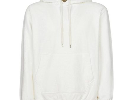 Sweat Hooded Cotton Fleece - Gauze White For Cheap