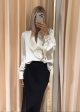 Zola Blouse - Off White Sale