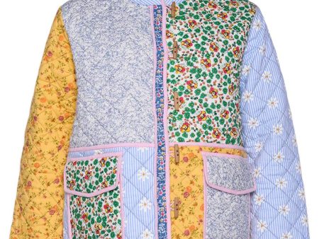 Adriane Quilted Cotton Jacket - Floral Tivoli Cheap