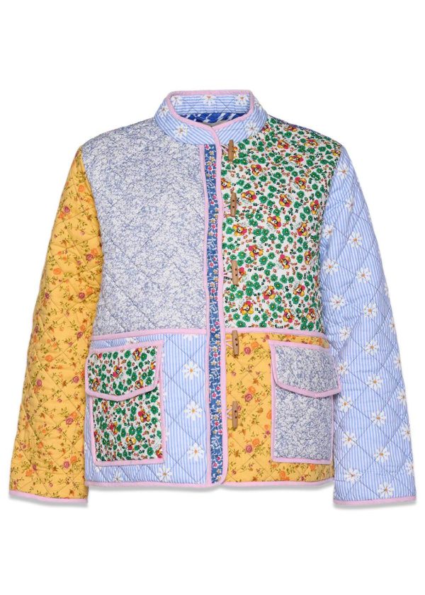 Adriane Quilted Cotton Jacket - Floral Tivoli Cheap