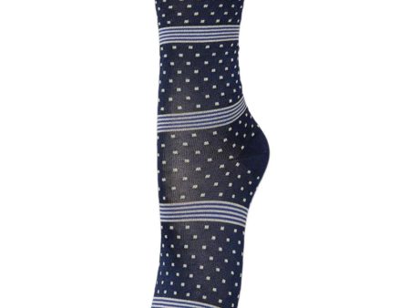 Mandi Visca Sock - Navy Blazer Discount