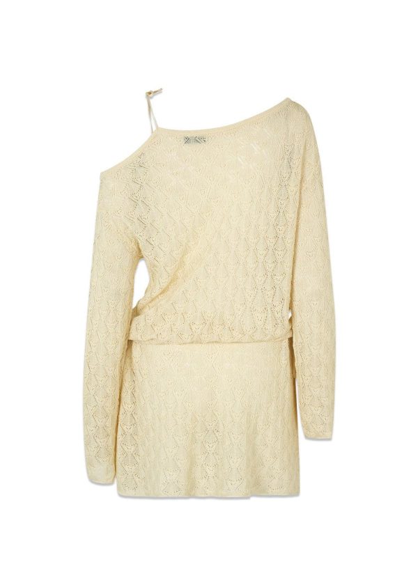 JosefineMD knit dress - Soft Cream Online Hot Sale