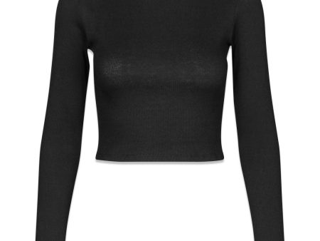 IgorMD LS crop top - Black Online now