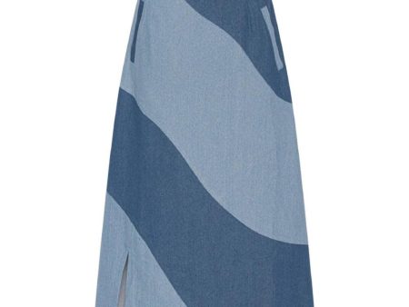 Bertha Skirt - Denim Blue on Sale