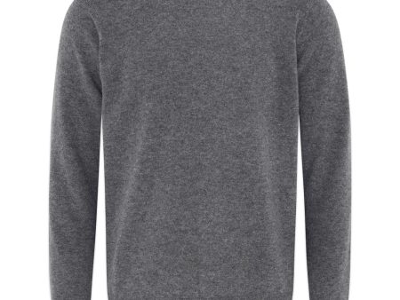 Sheffield Pullover O Neck Cashmere - Stone Grey Mel Cheap