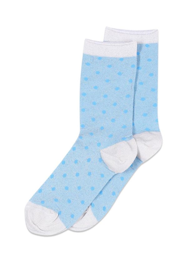 Donna glitter socks - Blue Moment For Cheap