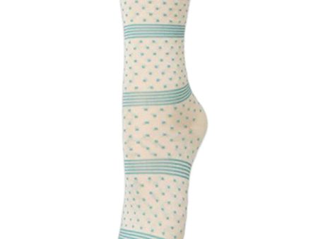 Mandi Visca Sock - Eggnog Off White Discount