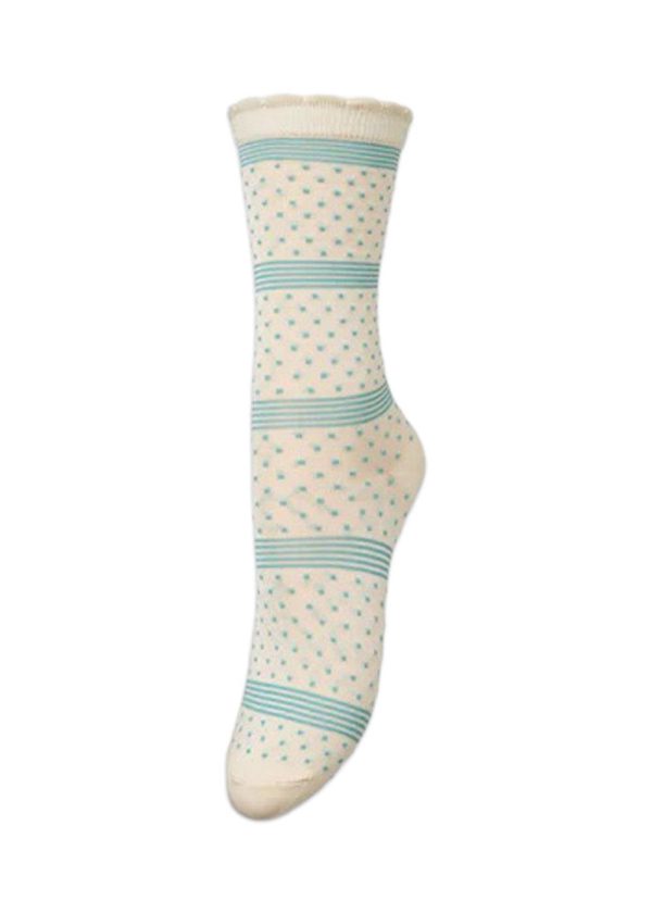 Mandi Visca Sock - Eggnog Off White Discount