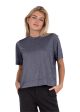 Zettner Glitter Tee - Navy Online Hot Sale