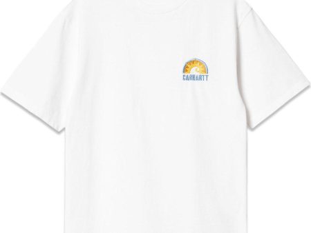 W S S Aspen T-Shirt - White Heavy Enzyme Wash Hot on Sale