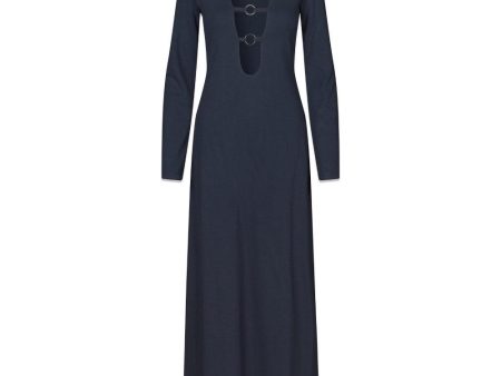 JosefineMD long dress - Baritone Blue Cheap