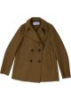 Women peacoat pressed wool - Shortbread Hot on Sale