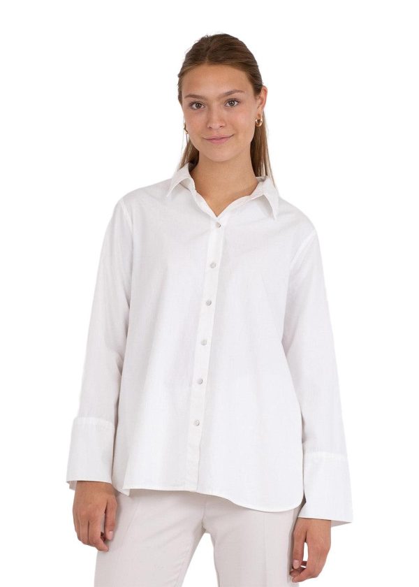 Dita C Poplin Shirt - White Online