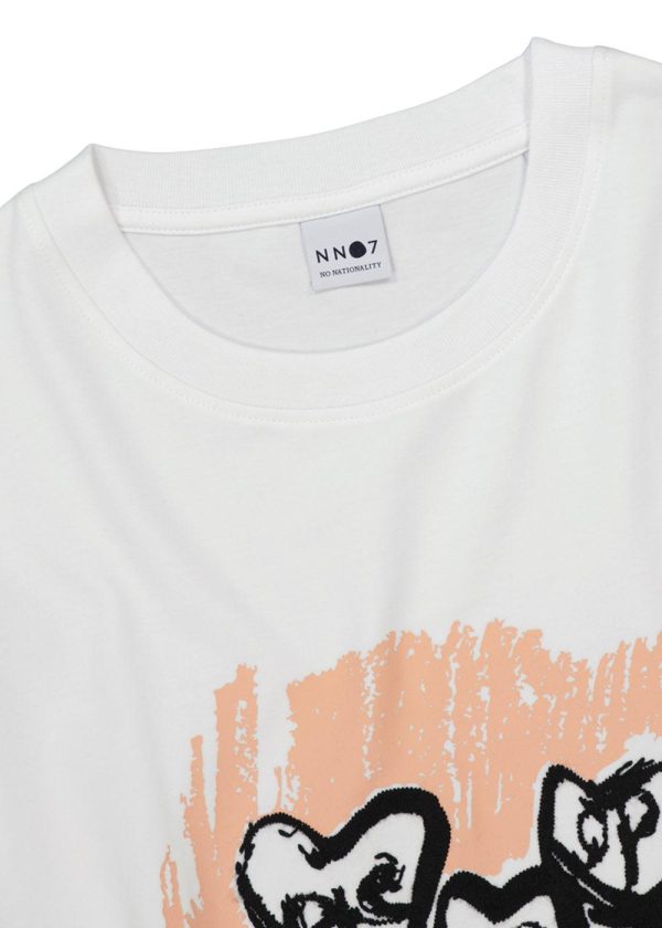 Nat Print Tee 3485 - White Discount