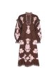 Lilly Organic Cotton Dress - Seal Brown For Discount