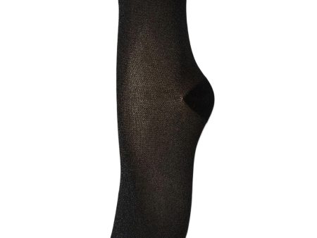 Dina Solid Sock - Black For Cheap