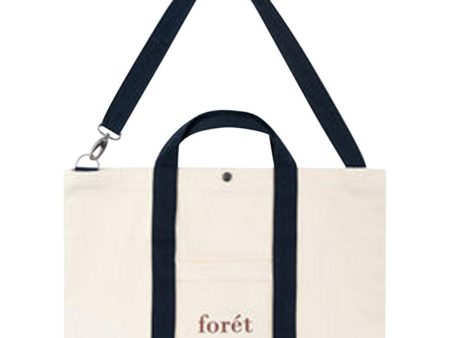 BEACH TOTE - Natural Navy Online