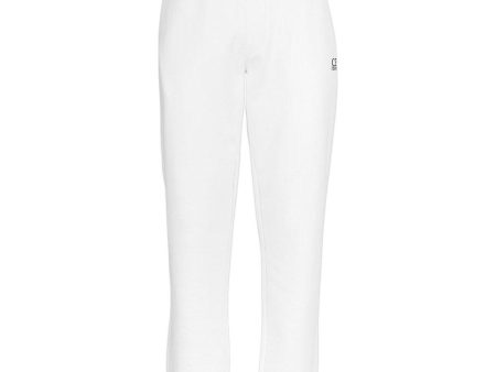 Sweatpants Jogging Pant Diagonal Raised Fleece - Gauze White For Cheap