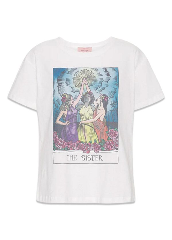 The Sister T-shirt - The Sister Tarot Art Print For Cheap