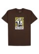 no smoking t-shirt - Brown Cheap