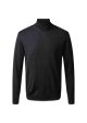 Turin Pullover Roll Neck - Black Hot on Sale