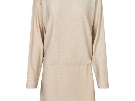 JosefineMD short dress - Pale Gold For Discount