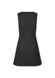 JosefineMD tank flare dress - Black Online