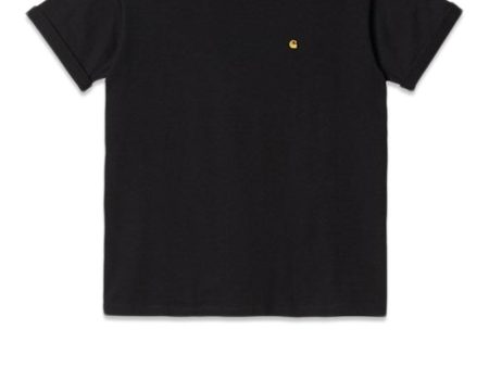 W  S S Chase T-Shirt - Black   Gold For Sale