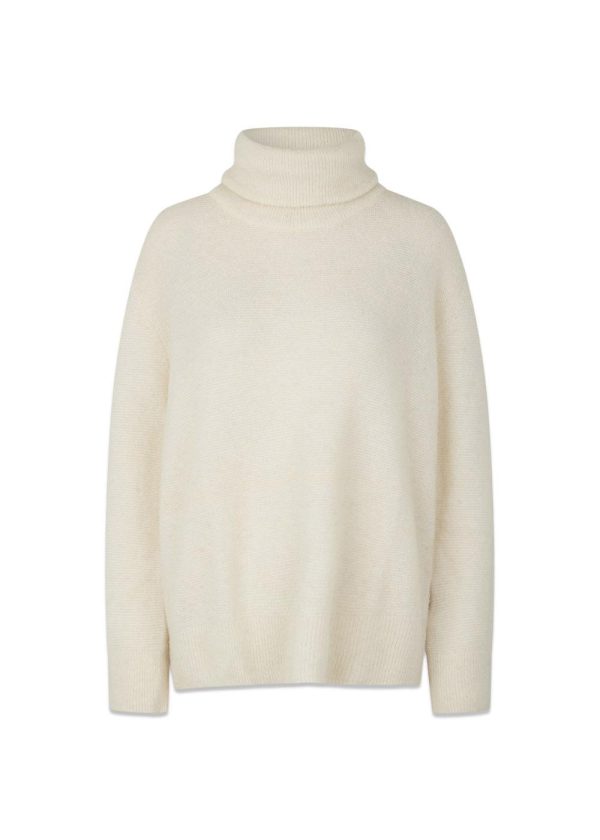 AdrianMD t-neck - Soft White Sale