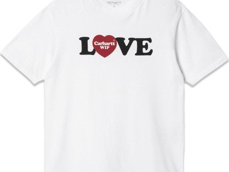 W  S S Love T-Shirt - White Cheap