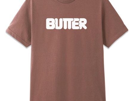 Rounded logo tee - Washed Wood Sale