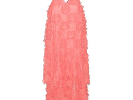 Magda Dress - Coral on Sale